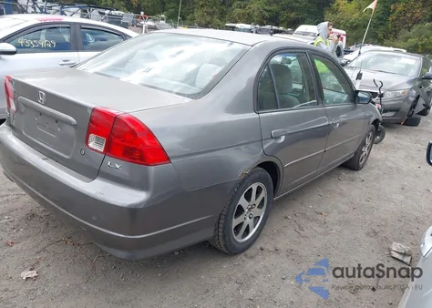 2004 Honda Civic Lx from USA, damaged, VIN 2HGES16574H533717